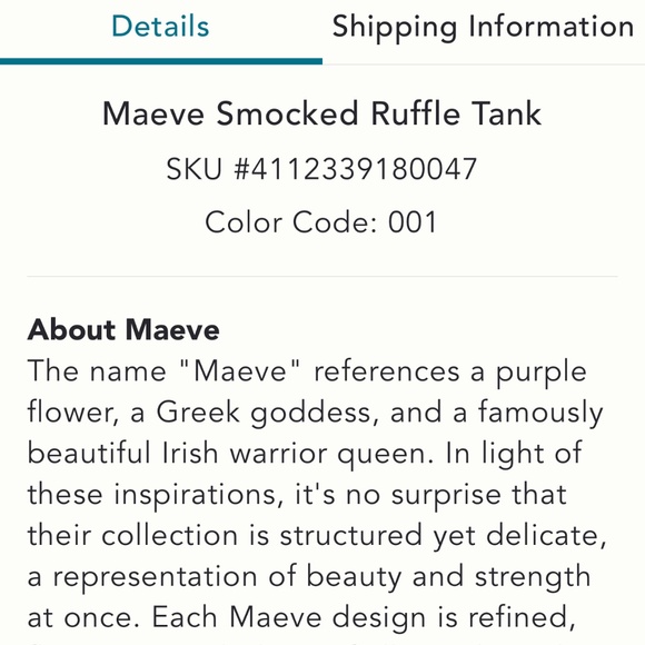 Maeve from Anthropologie Kelly Green Smocked Ruffle Tank Sz L - Picture 4 of 5